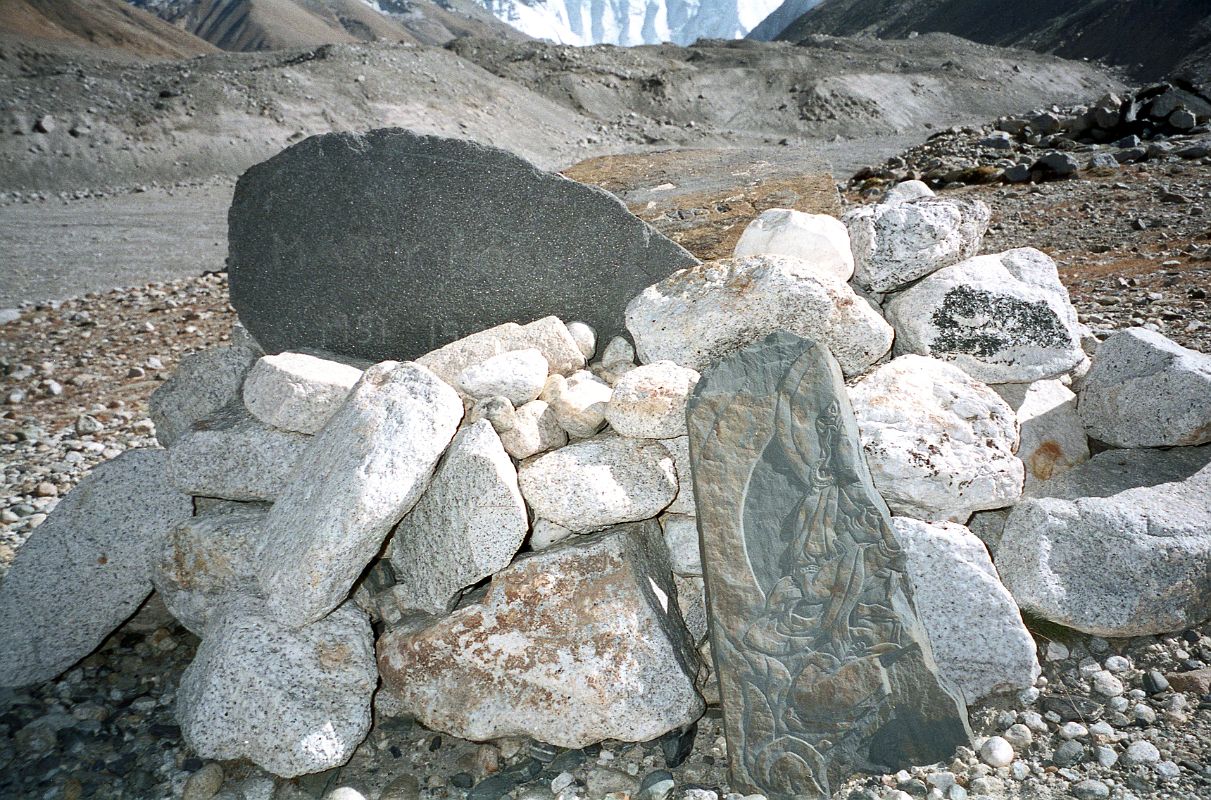 22 Memorial To Marty Hoey Who Died May 15, 1982 On Hill Next To Mount Everest North Face Base Camp